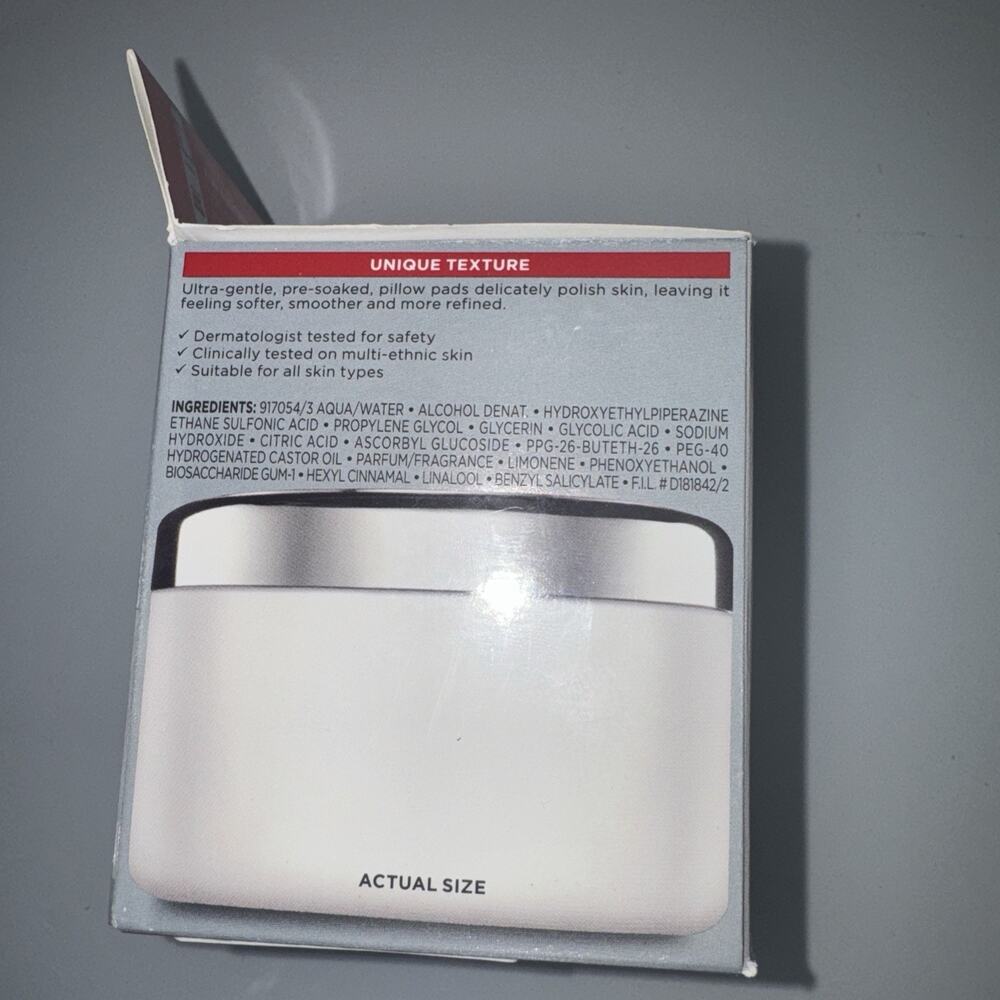 L’Oreal Revitalift Bright Reveal Peel Pads 30 Ct 10% Glycolic Acid Sealed - Picture 5 of 5